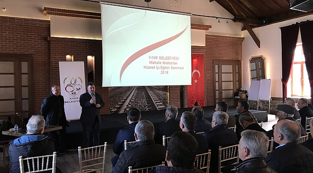 Kınıklı Muhtarlar Eğitimde