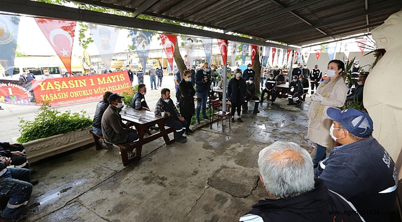 EFES SELÇUK’TA ERKEN 1 MAYIS KUTLAMASI