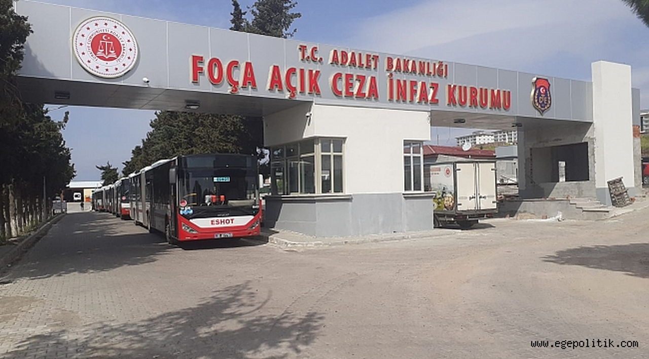 Foça Açık Ceza İnfaz Kurumundan 1247 kişi izinli olarak ayrılıyor