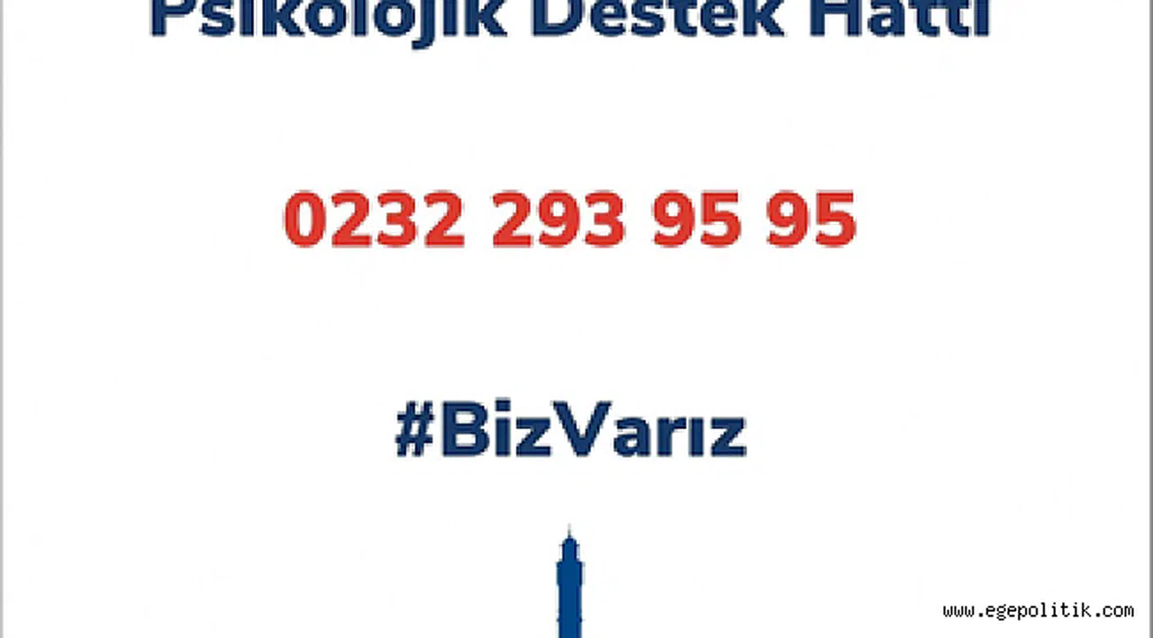 İzmir’de psikolojik destek hattı devrede