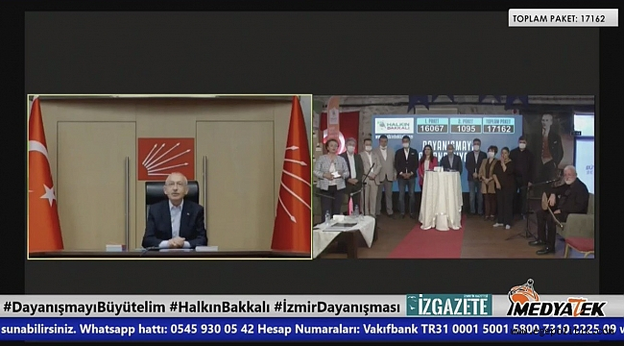 İzmir Büyükşehir Belediyesi’nin dayanışma kampanyasına 7 saatlik canlı yayında büyük destek