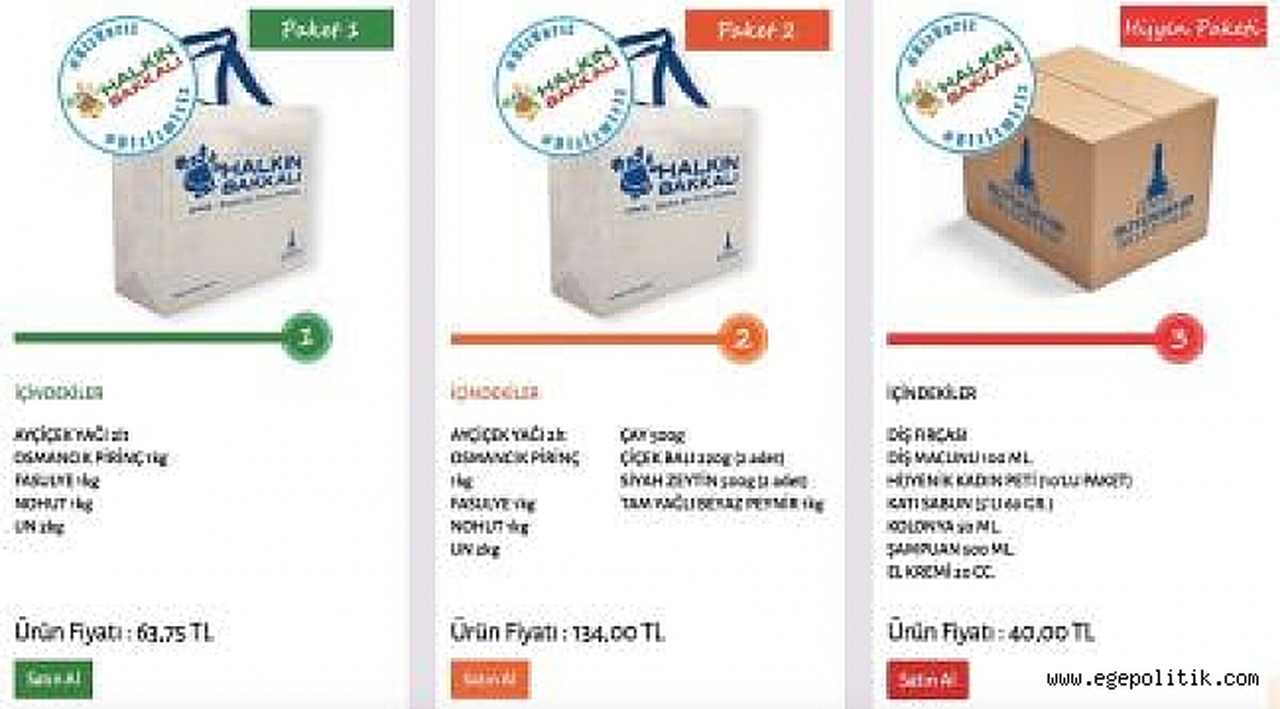 “Biz Varız” hijyen paketleri Halkın Bakkalı’nda