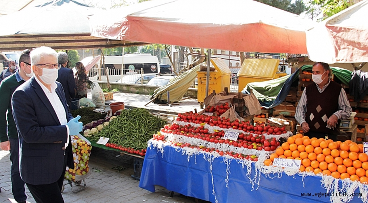 Ödemiş’te pazar kurulacak günlere sınav düzenlemesi