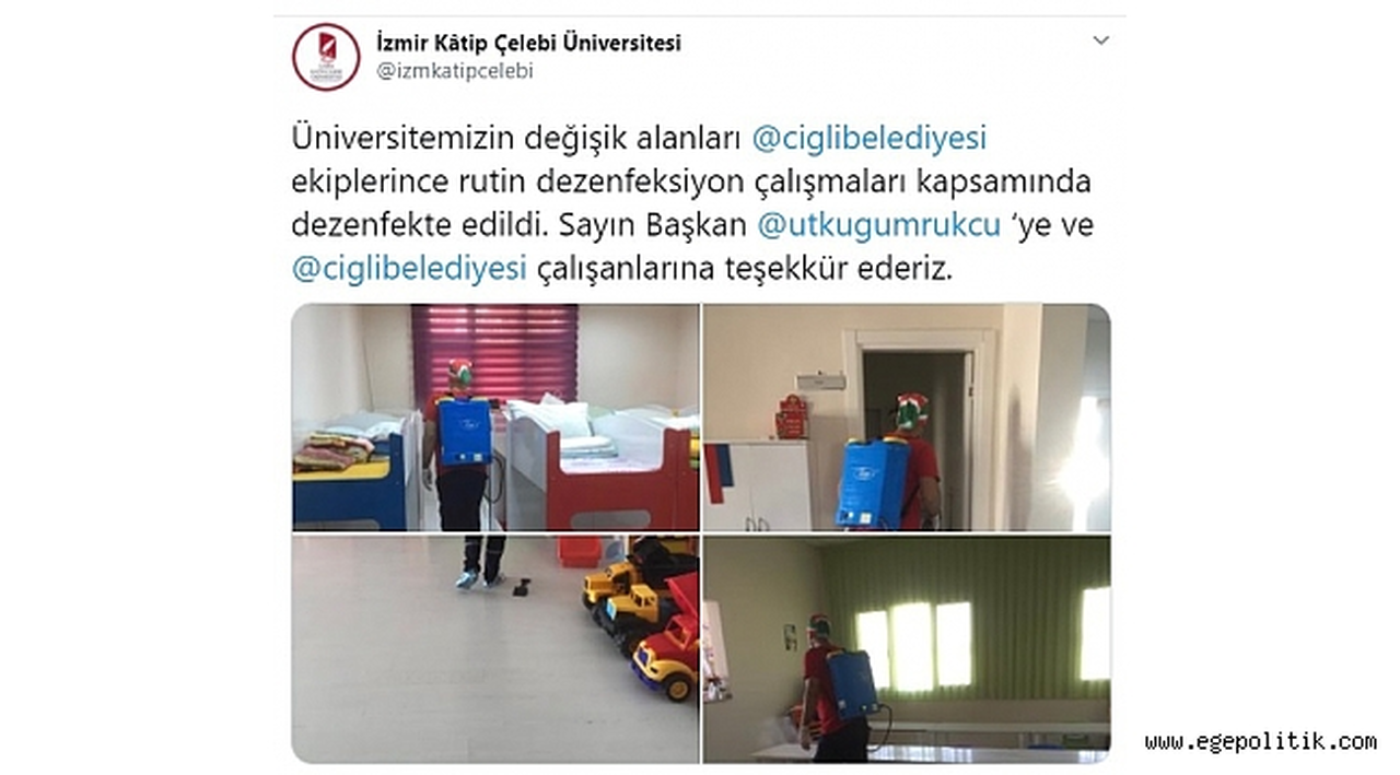 Katip Çelebi Üniversitesi' nden Gümrükçü ve ekibine teşekkür
