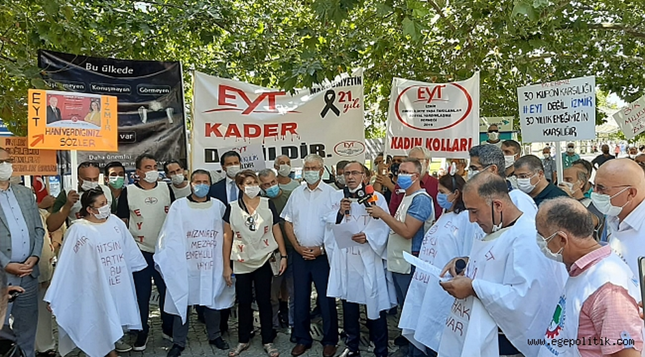 EYT mağdurları İzmir'de sokağa çıktı