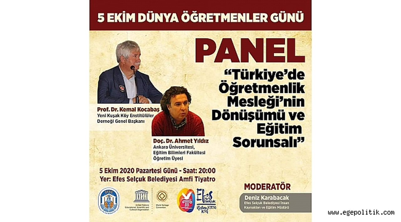 5 Ekim Dünya Öğretmenler Günü Efes Selçuk' ta unutulmadı