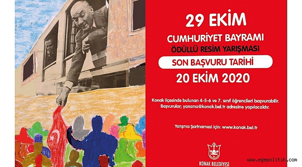 Cunhuriyet' in 97. yaşı Konak' ta resimlere konu olacak