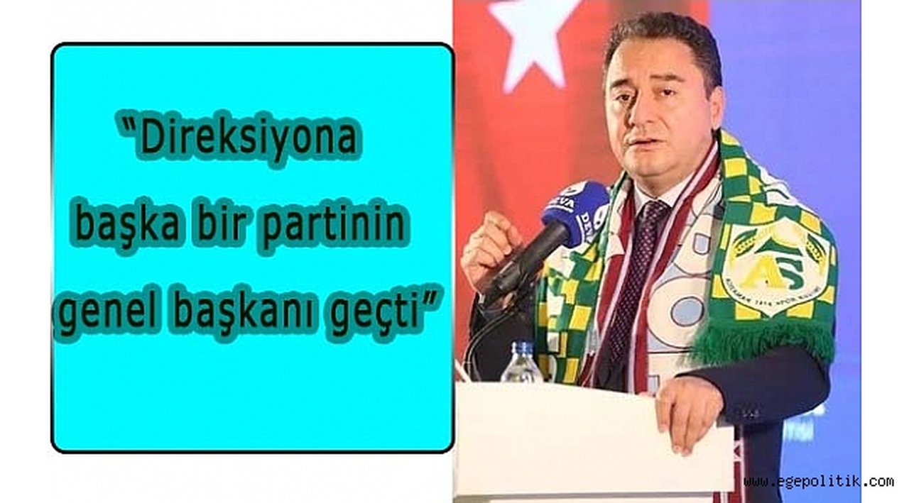 "Direksiyona başka bir partinin genel başkanı geçti"