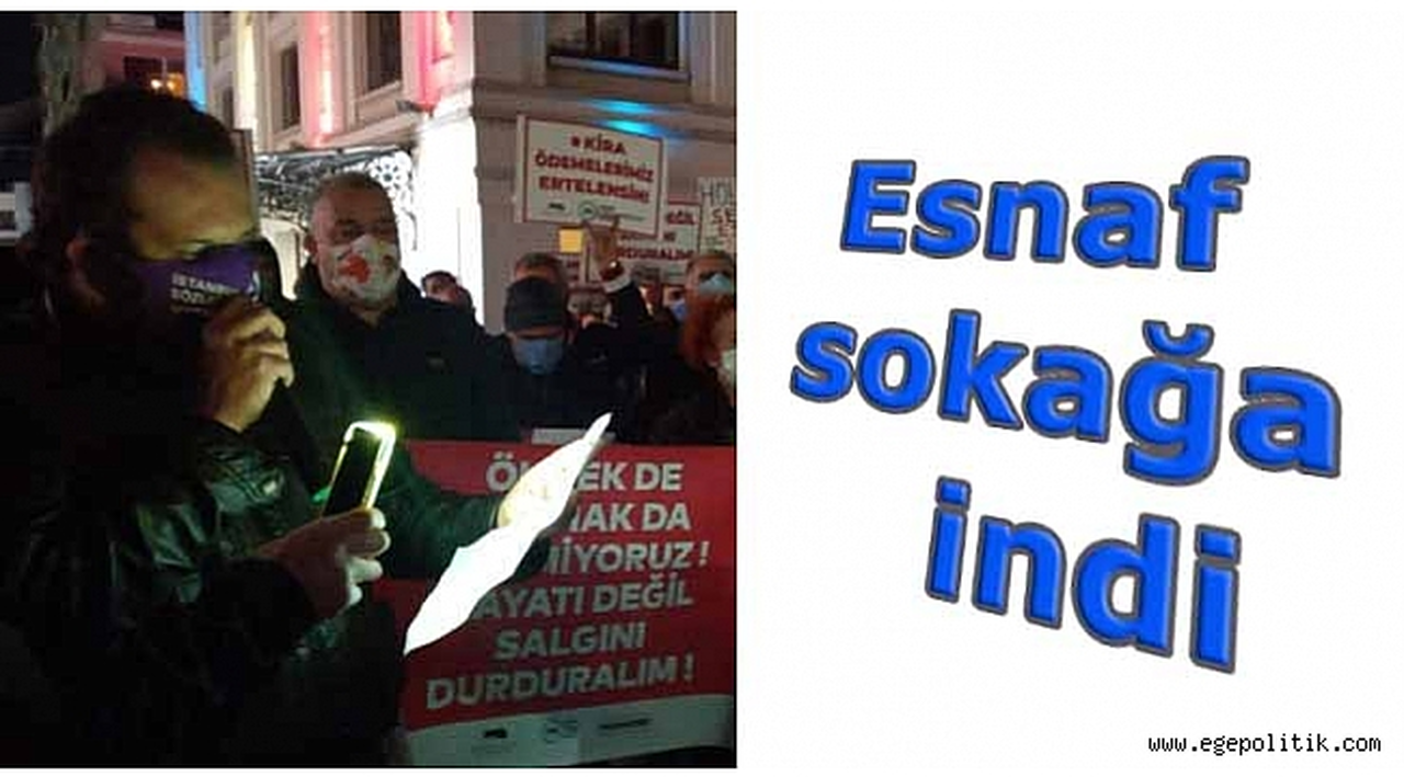 Esnaf sokağa indi