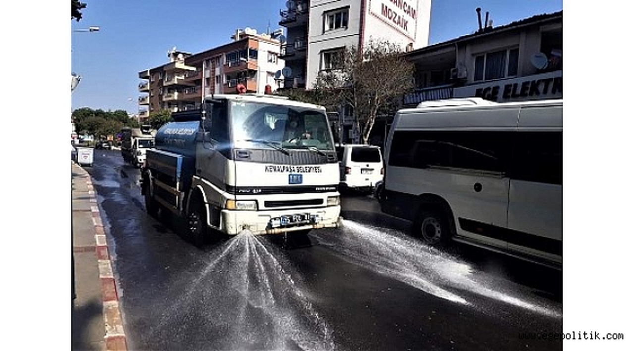 Kemalpaşa sokak sokak dezenfekte ediliyor