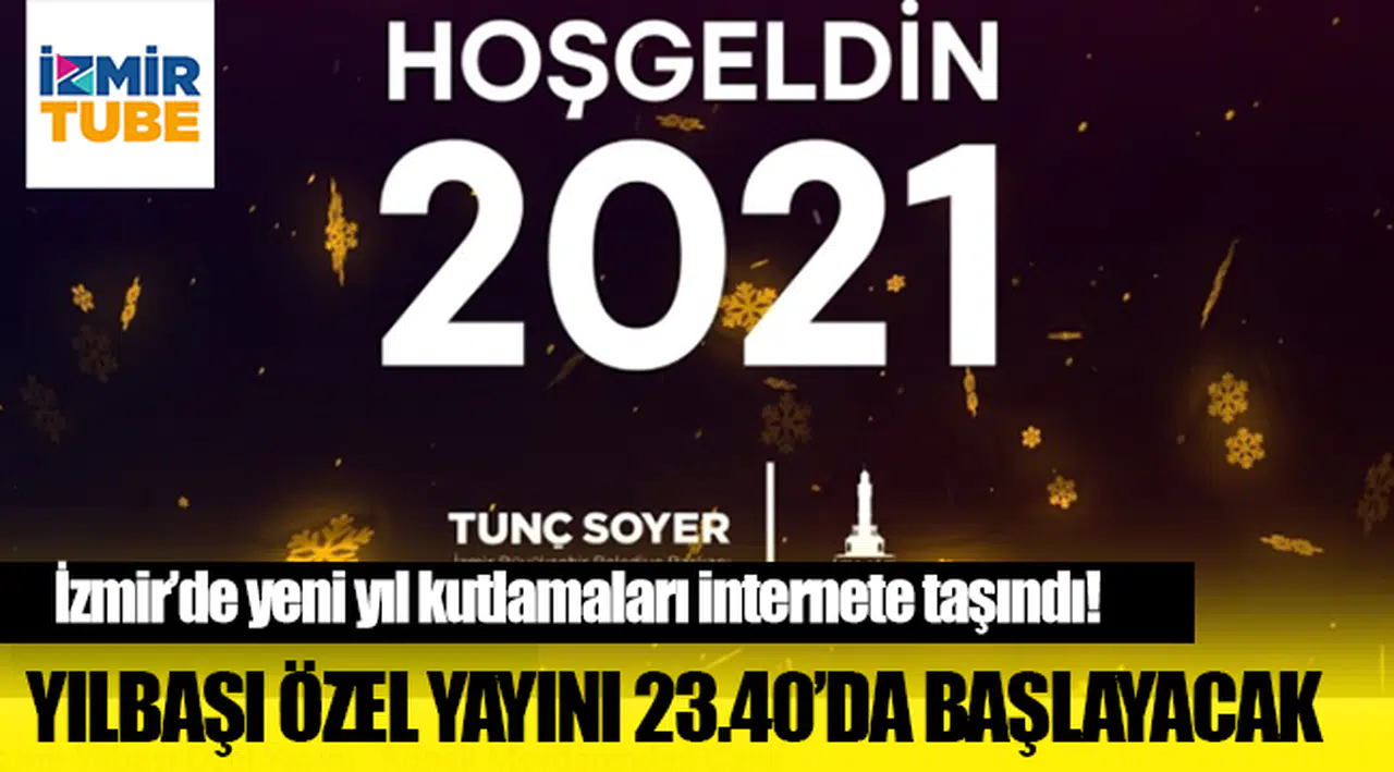 İzmir'de yeni yıl kutlamaları internete taşındı!