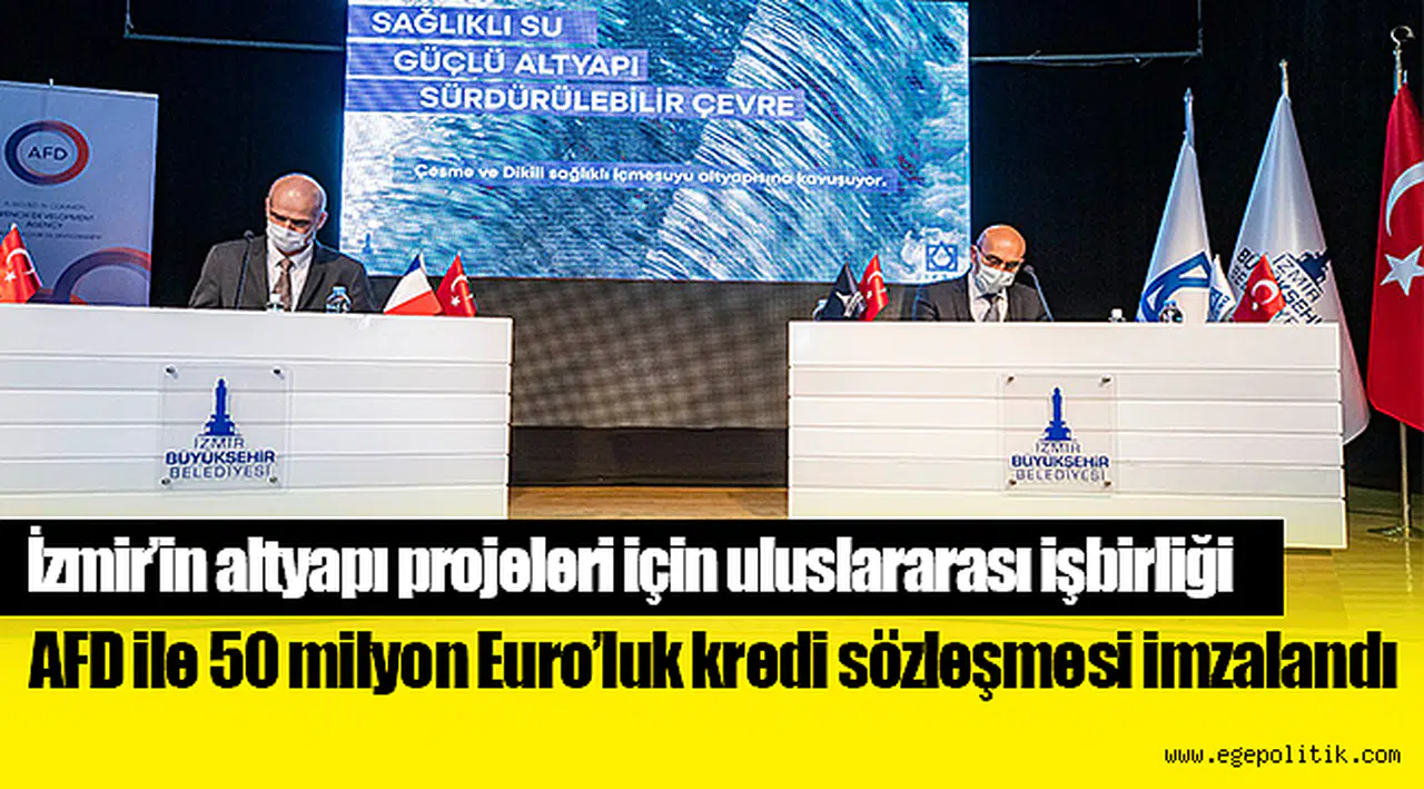 İzmir'in altyapı projeleri için uluslararası işbirliği