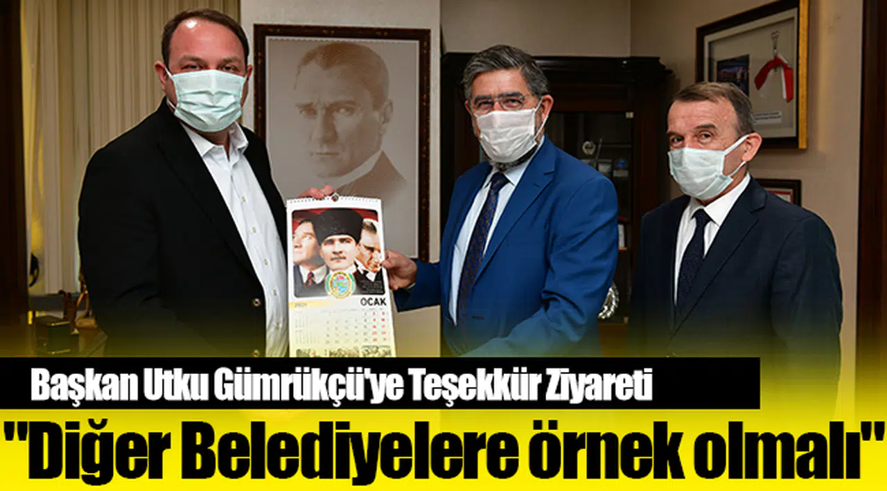 İzmir Servisçiler Odası'ndan Başkan Utku Gümrükçü'ye Teşekkür Ziyareti