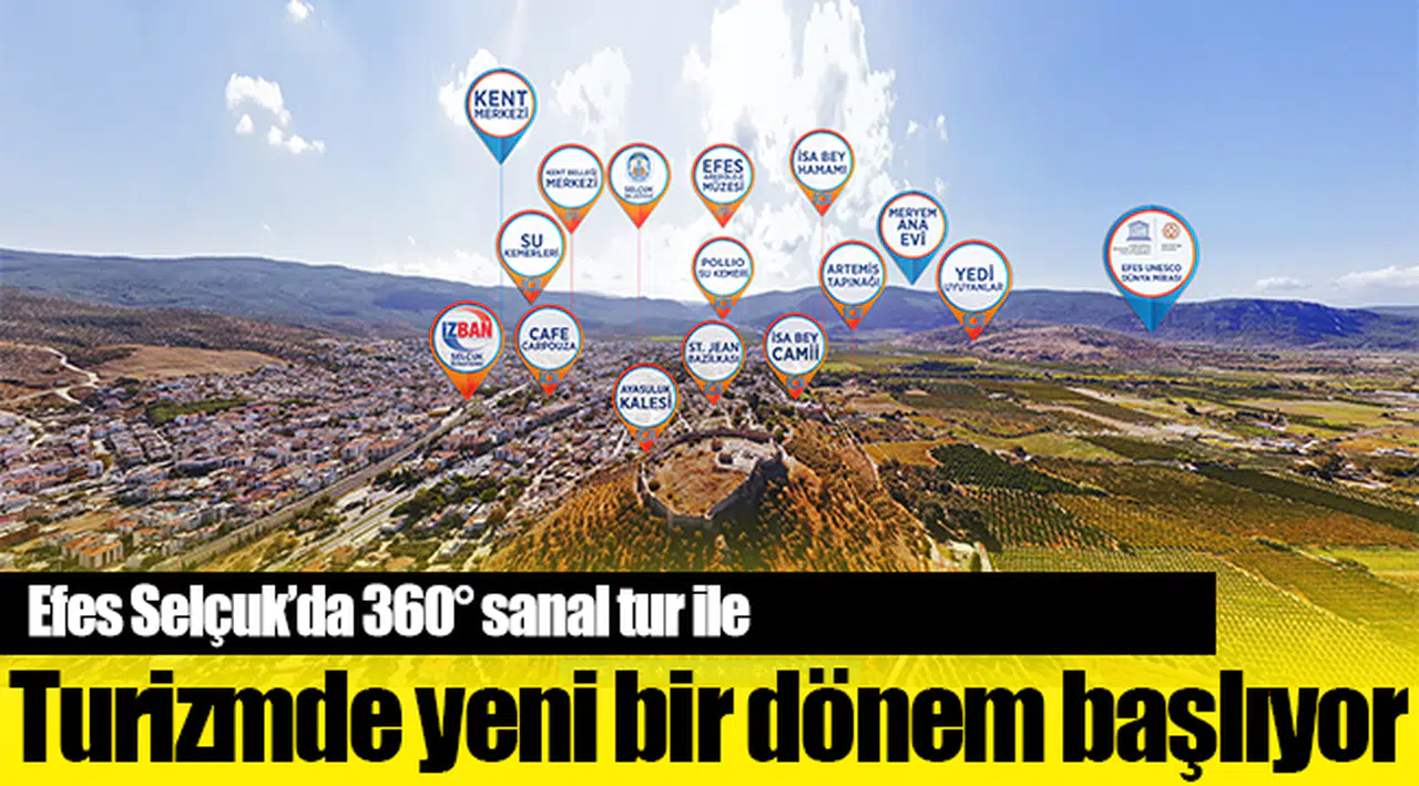 Selçuk'ta 360 derece sanal tur!