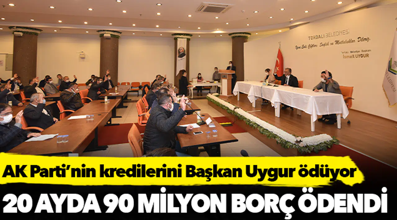 AK Parti’nin kredilerini Başkan Uygur ödüyor