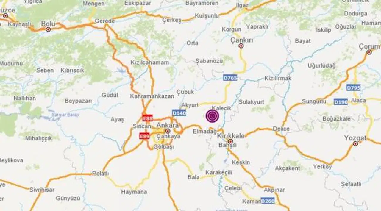 Ankara'da korkutan deprem!