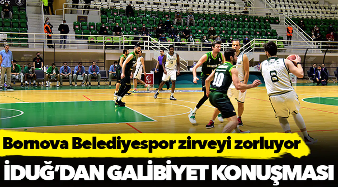 Bornova Belediyespor zirveyi zorluyor