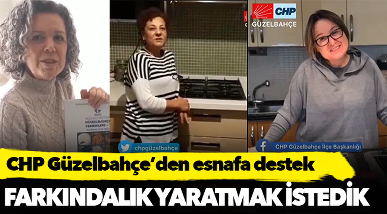 CHP Güzelbahçe’den esnafa destek