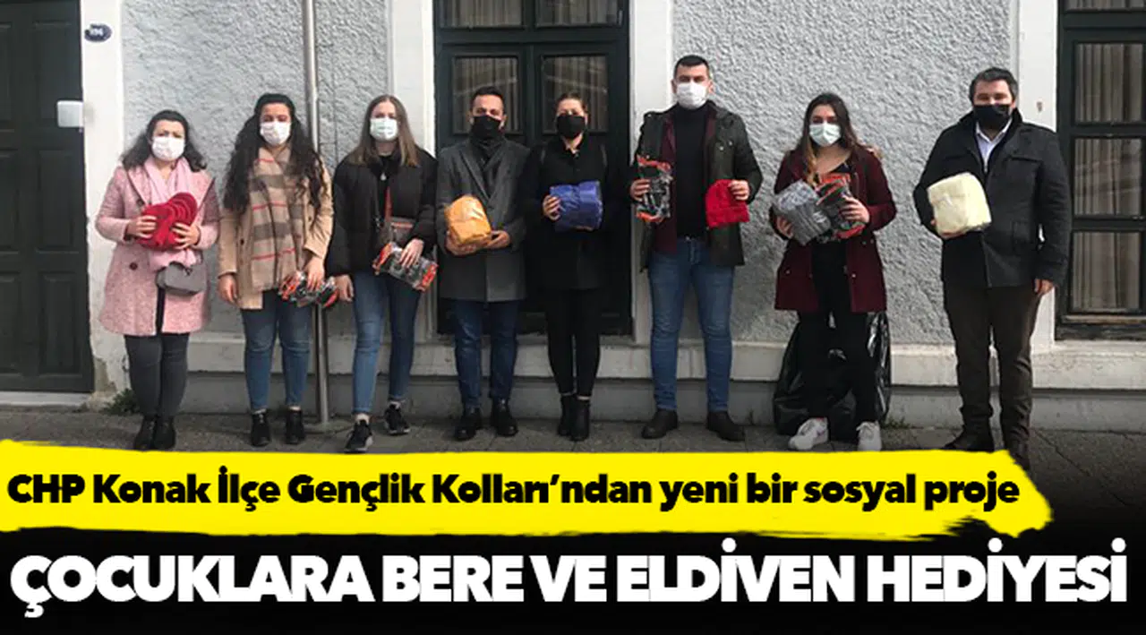 CHP Konak İlçe Gençlik Kolları yeni bir sosyal projeye daha imza attı