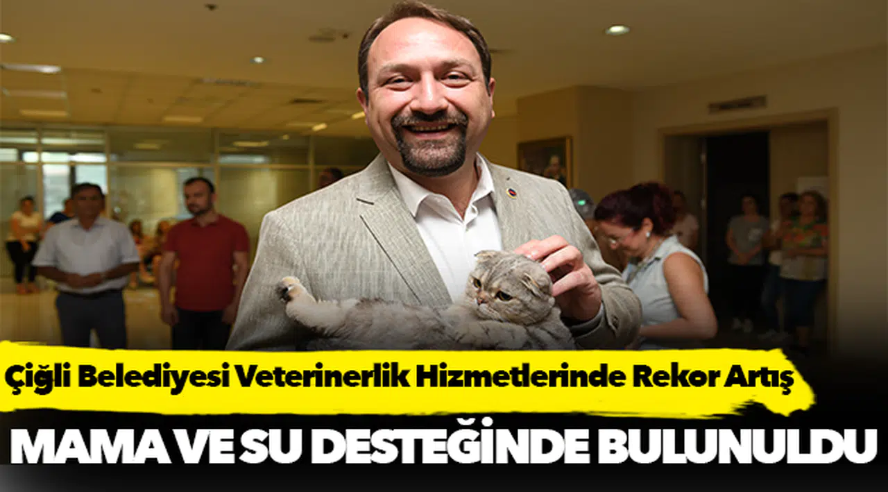 Çiğli Belediyesi Veterinerlik Hizmetlerinde Rekor Artış