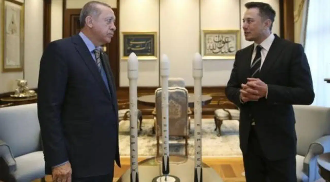 Cumhurbaşkanı Erdoğan, Elon Musk'la görüştü