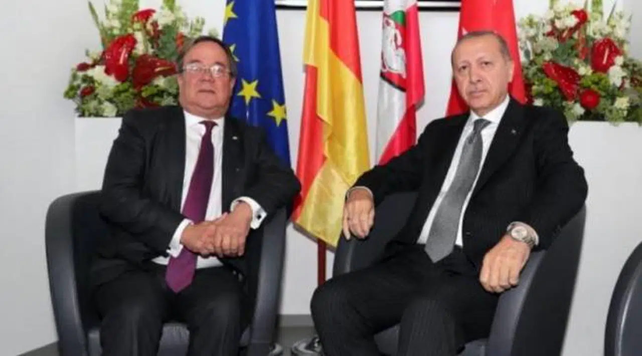 Erdoğan'dan Laschet'e tebrik telefonu