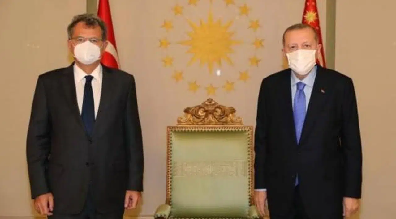Erdoğan, TÜSİAD Başkanı Kaslowski'yle görüştü