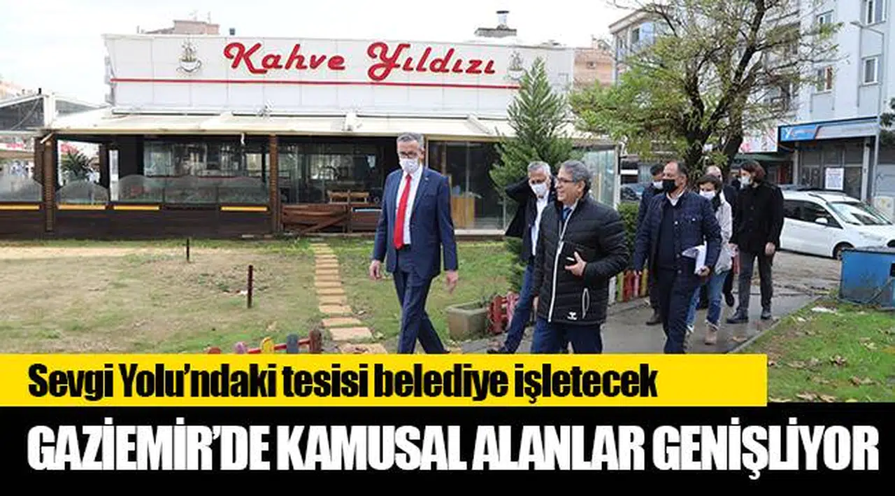 Gaziemir’de kamusal alanlar genişliyor