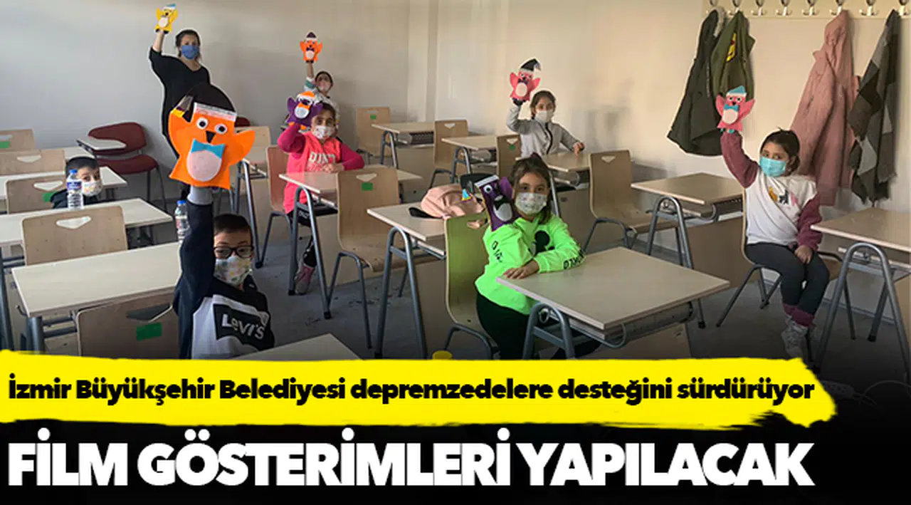 İzmir Büyükşehir Belediyesi depremzedelere desteğini sürdürüyor