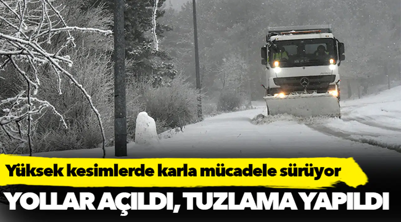 İzmir Büyükşehir Belediyesi ekipleri kapanan yolları trafiğe açtı