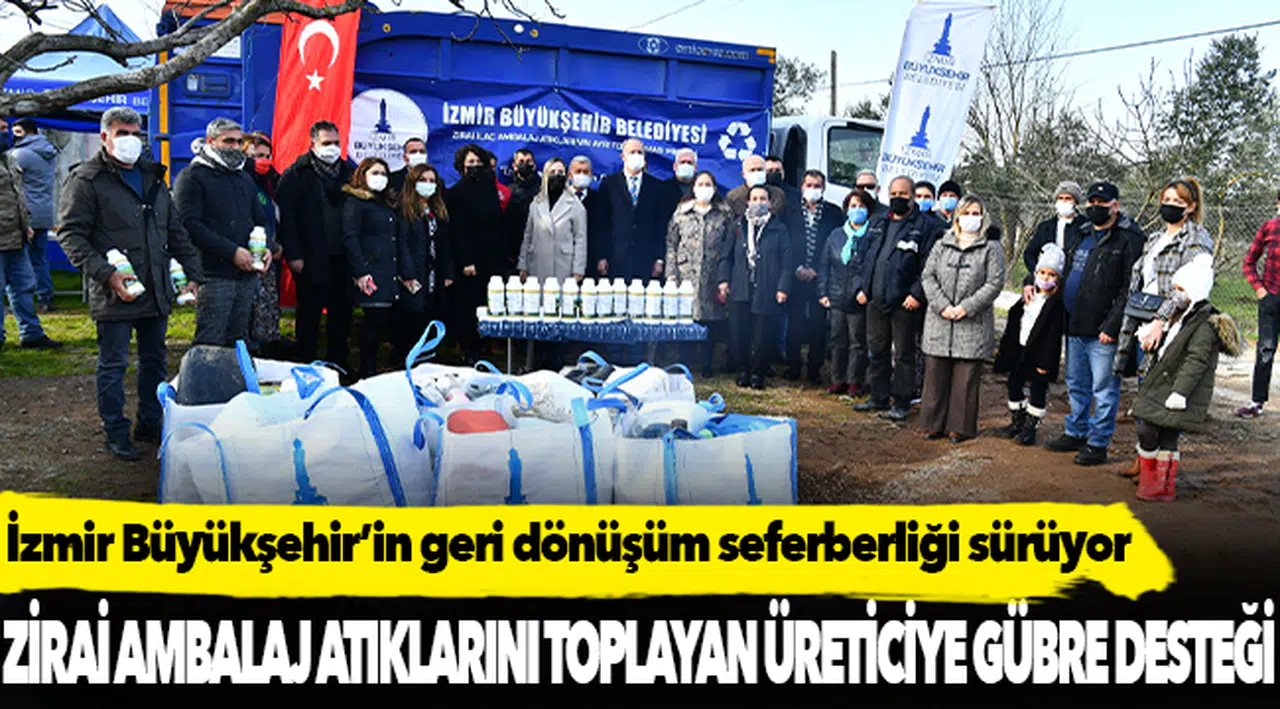 İzmir Büyükşehir’in geri dönüşüm seferberliği sürüyor