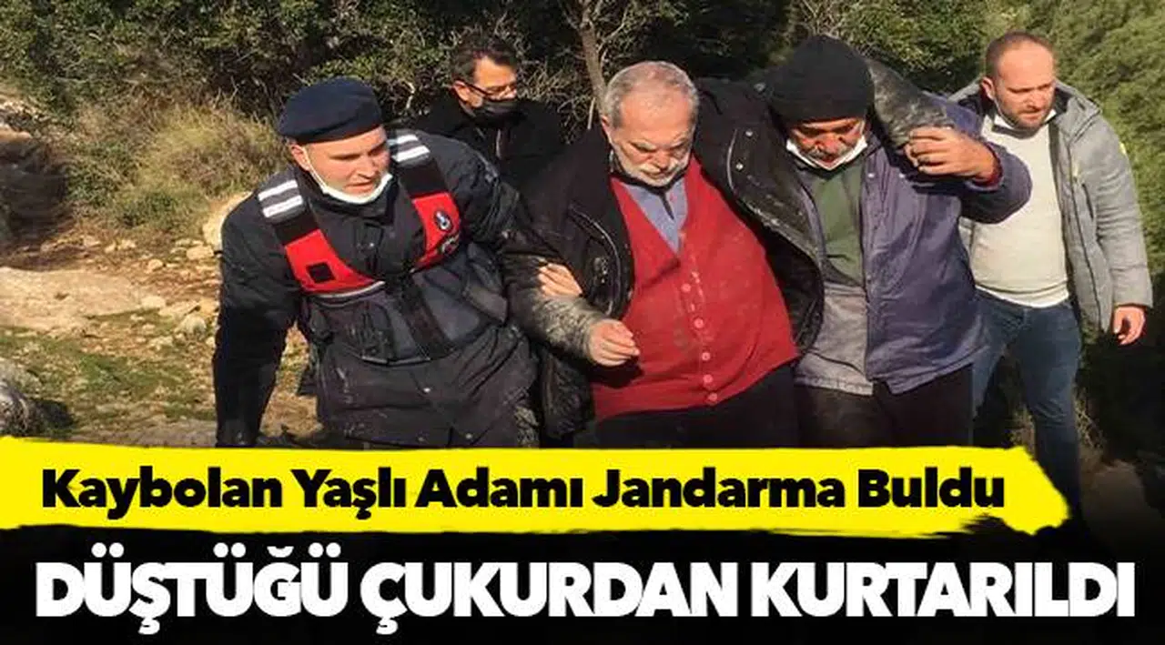 Kaybolan Yaşlı Adamı Jandarma Buldu