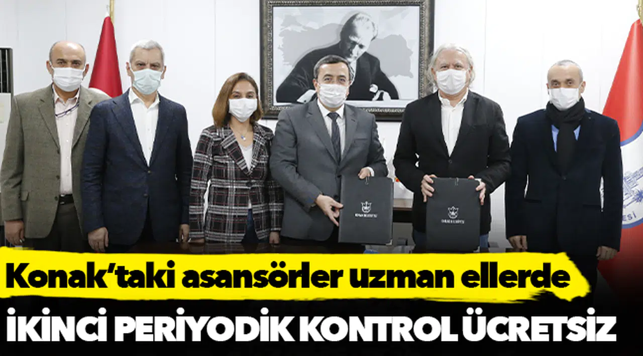 Konak'taki asansörler uzman ellerde