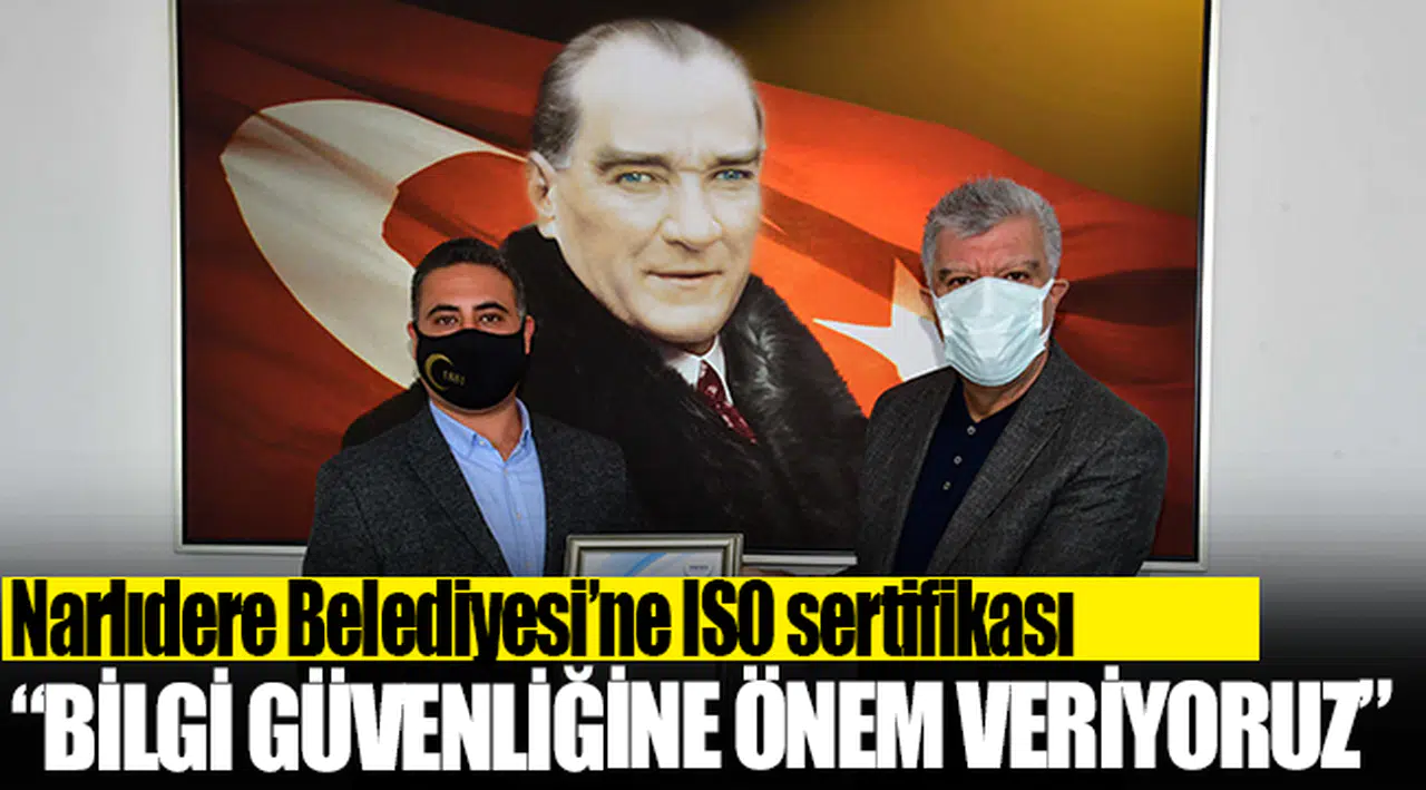 Narlıdere Belediyesi’ne ISO sertifikası