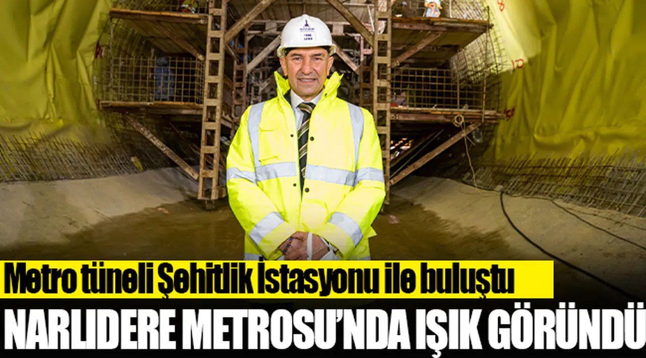 Narlıdere Metrosu’nda ışık göründü
