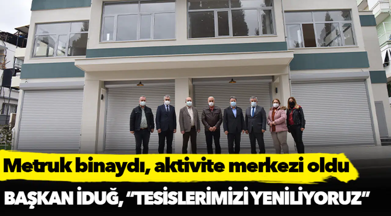 Serintepe Parkı içindeki bina yenilendi
