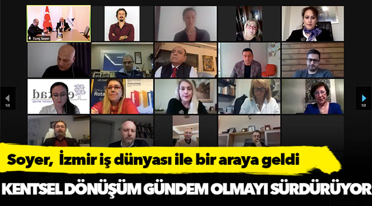 Soyer,  İzmir iş dünyası ile bir araya geldi