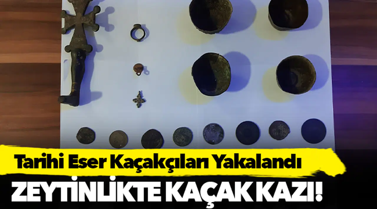 Tarihi Eser Kaçakçıları Yakalandı