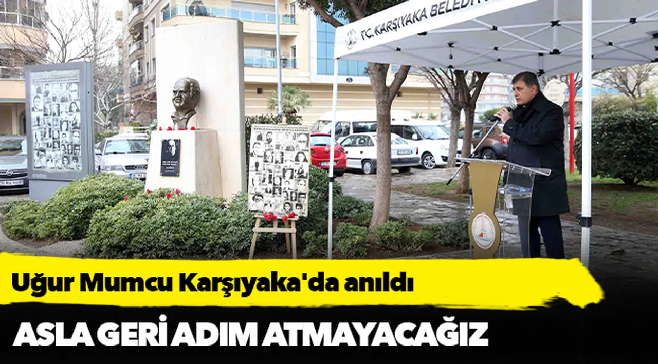 Uğur Mumcu Karşıyaka'da anıldı