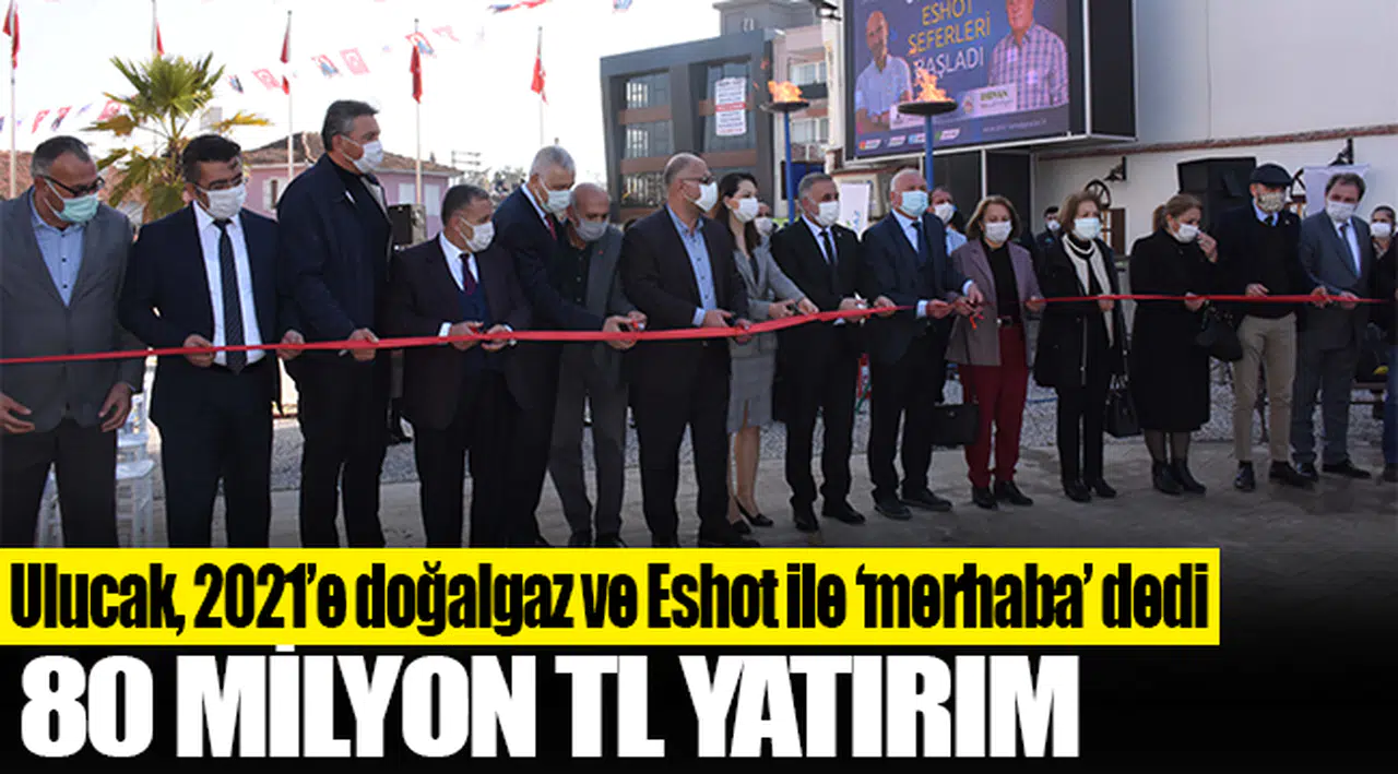 Ulucak Mahallesi 2021 yılına Doğalgaz ve Eshot ile merhaba dedi.