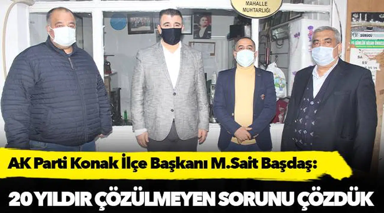 20 YILDIR ÇÖZÜLMEYEN SORUNU ÇÖZDÜK