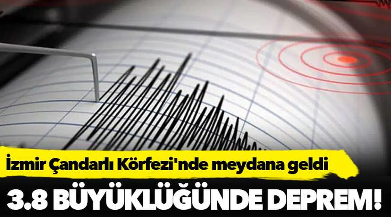 3.8 büyüklüğünde deprem!