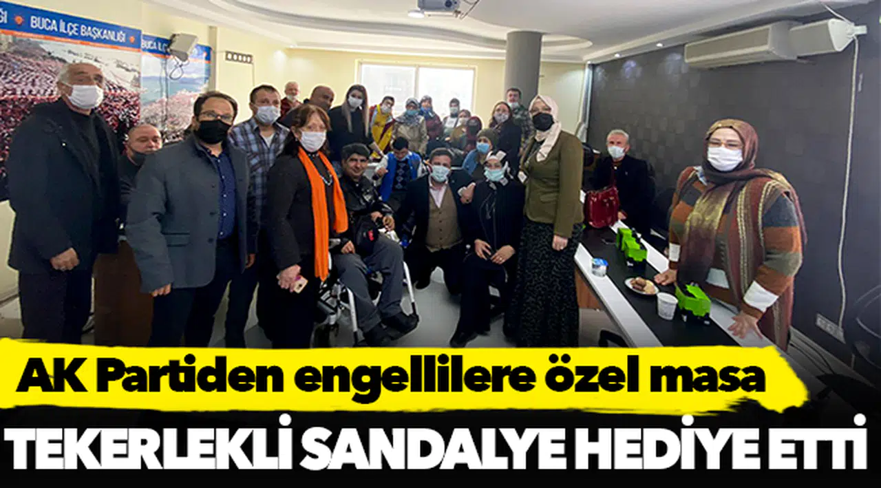 AK Parti'den engellilere özel masa
