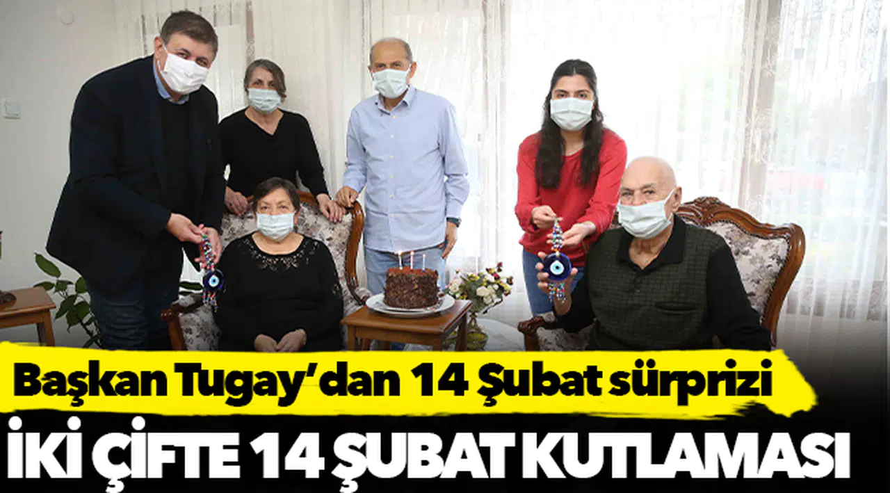 Başkan Tugay’dan 14 Şubat sürprizi