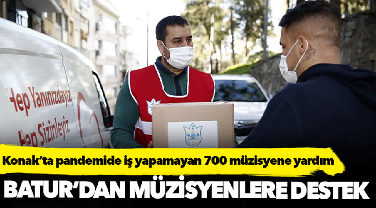 Batur’dan müzisyenlere destek