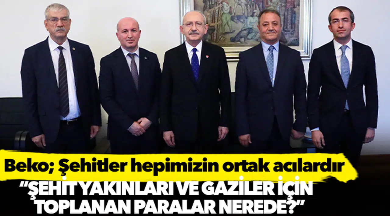 Beko; Şehitler hepimizin ortak acılardır