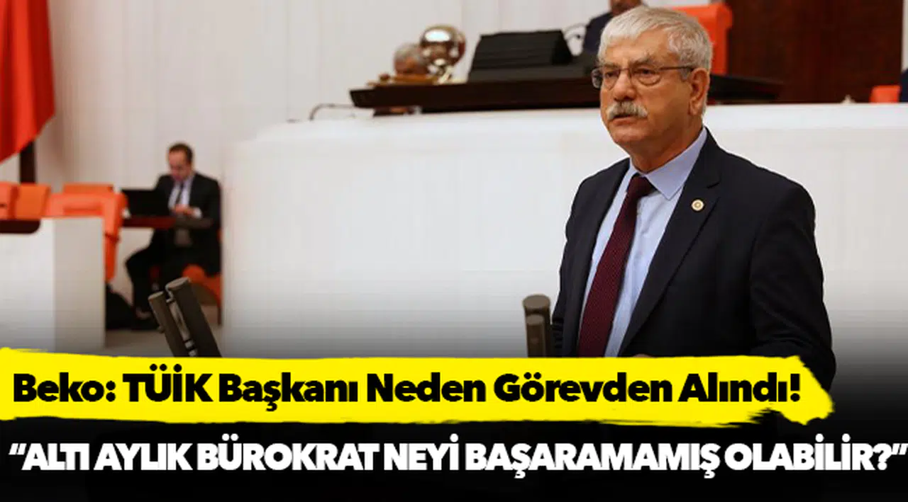 Beko: TÜİK Başkanı Neden Görevden Alındı!