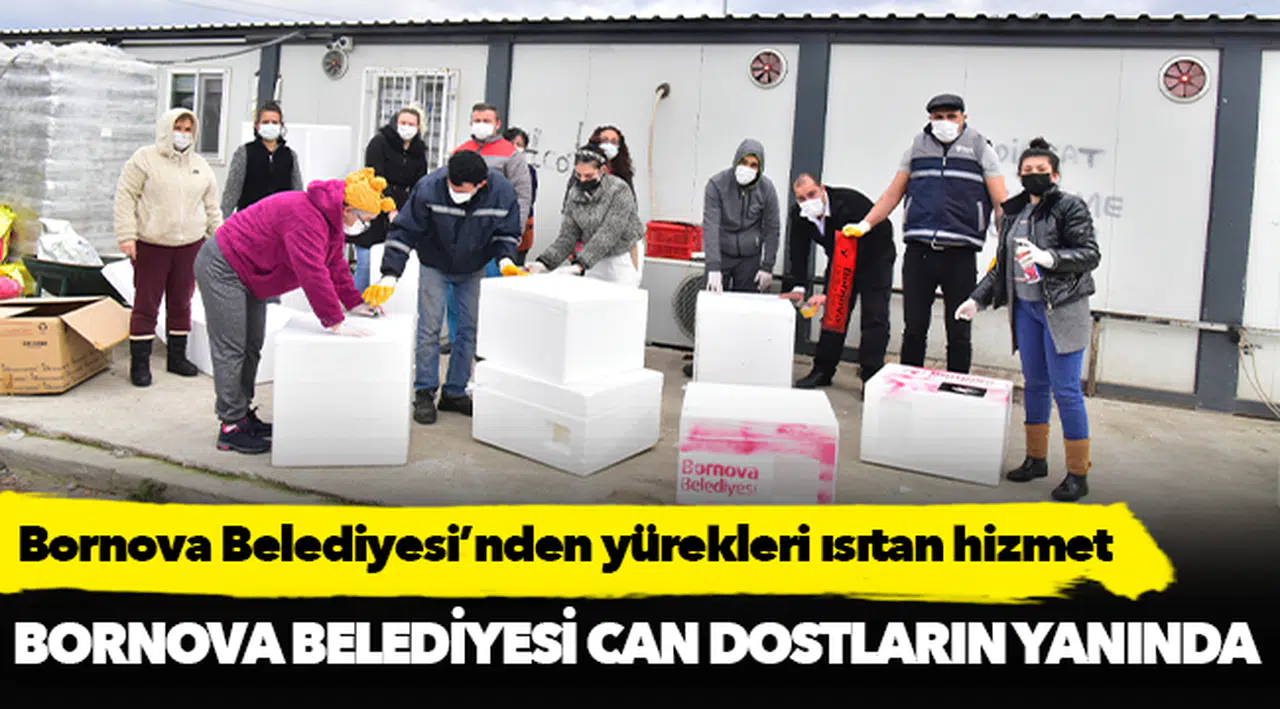 Bornova Belediyesi’nden yürekleri ısıtan hizmet