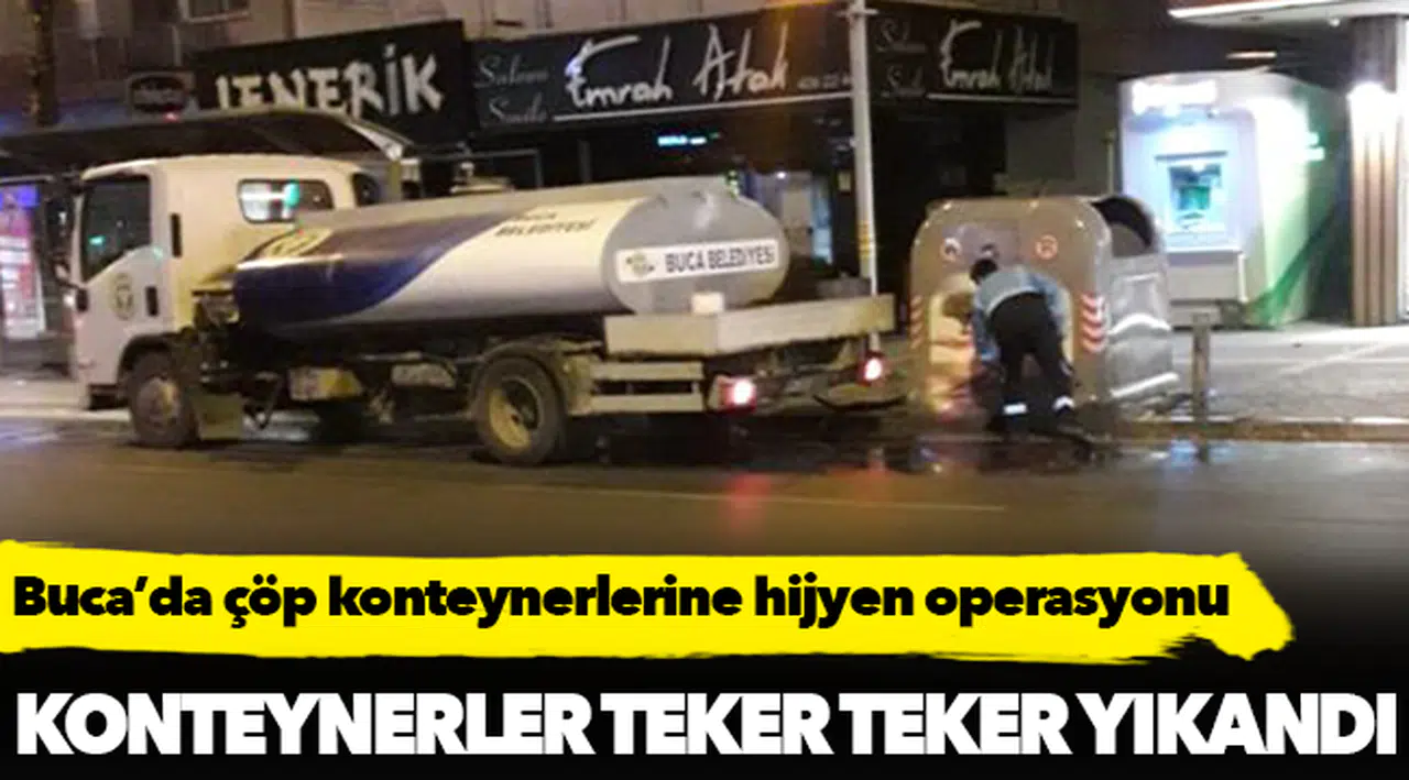 Buca Belediyesi’nden 7/24 temizlik mesaisi
