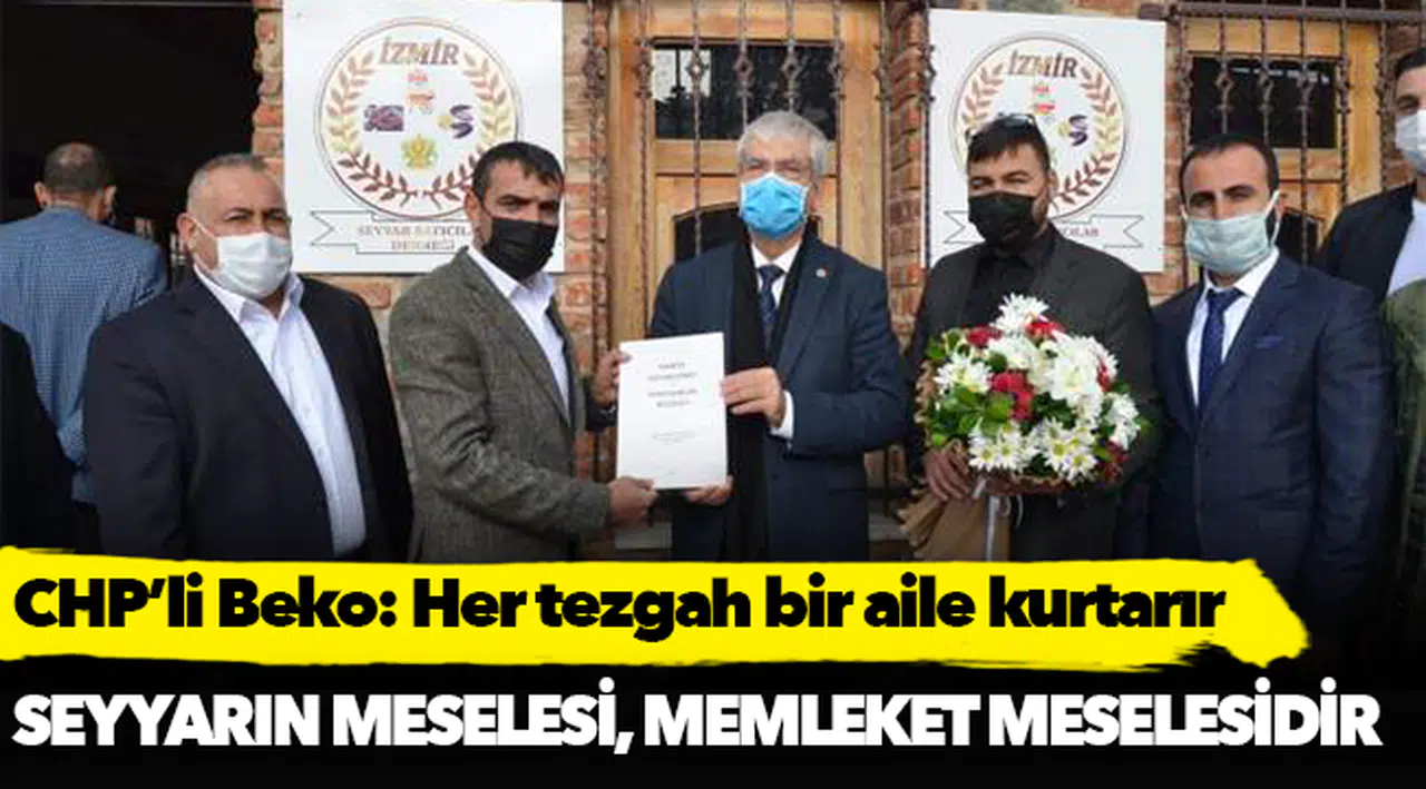 CHP’li Beko: Her tezgah bir aile kurtarır